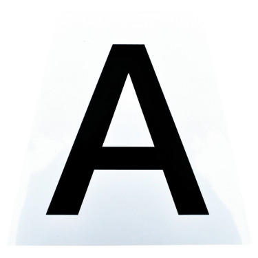 Jeu d'autocollants 12 lettres pour plots de dressage La Gee Jeu d'autocollants 12 lettres pour plots de dressage La Gee