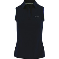 Polo Equit'M sans manches Femme Bleu marine Polo Equit'M sans manches Femme Bleu marine