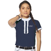 Polo Flags & Cup Cacimba manches courtes Marine / blanc