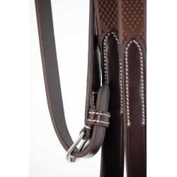 Rênes Pénélope Howlett cuir Havane Marron Rênes Pénélope Howlett cuir Havane Marron