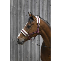 Licol Riding World mouton synthétique Bordeaux