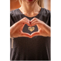T-shirt Pénélope Lovely Anthracite Gris T-shirt Pénélope Lovely Anthracite Gris