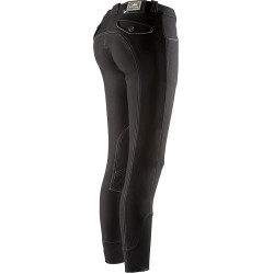 Pantalon Equi-Theme Verona Femme Noir / turquoise