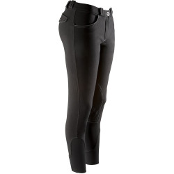 Pantalon Equi-Theme Verona Femme Noir / turquoise