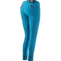 Pantalon Equi-Theme Verona Femme Noir / turquoise