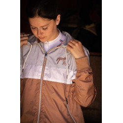 Blouson Pénélope Celecce Caramel / gris Marron Blouson Pénélope Celecce Caramel / gris Marron
