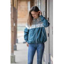 Blouson Pénélope Celecce Bleu canard