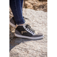 Sneakers Jupiter High Top Pénélope Noir / gris