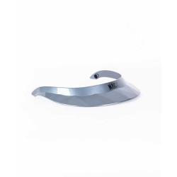 Visière pour casque d'équitation Naca Gris graphite brillant / noir