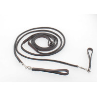 Rênes allemandes Pénélope Cuir rond Noir Rênes allemandes Pénélope Cuir rond Noir