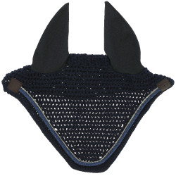 Bonnet chasse mouche Equithème Hexalight Marine Bleu marine