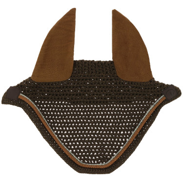 Bonnet chasse mouche Equithème Hexalight Marron Bonnet chasse mouche Equithème Hexalight Marron