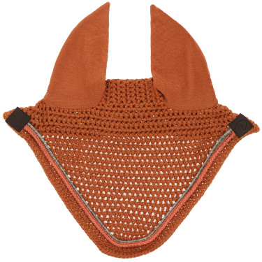 Bonnet chasse mouche Equithème Hexalight Rouille Marron Bonnet chasse mouche Equithème Hexalight Rouille Marron