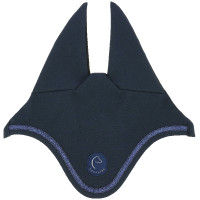 Bonnet chasse mouche Je t'aime Equithème Origine Bleu marine