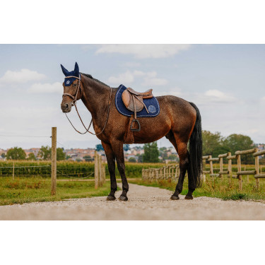 Bonnet chasse mouche Je t'aime Equithème Compet Bonnet chasse mouche Je t'aime Equithème Compet