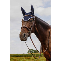 Bonnet chasse mouche Je t'aime Equithème Mirror Noir
