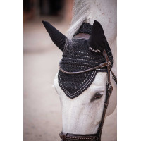 Bonnet pour chevaux New Strass Pénélope Noir Bonnet pour chevaux New Strass Pénélope Noir