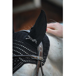 Bonnet pour chevaux New Strass Pénélope Noir Bonnet pour chevaux New Strass Pénélope Noir