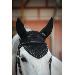 Bonnet pour chevaux New Strass Pénélope Noir Bonnet pour chevaux New Strass Pénélope Noir
