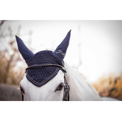 Bonnet pour chevaux New Strass Pénélope Bleu marine