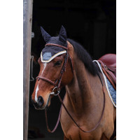 Bonnet chasse-mouches Equithème Denim Bleu ciel