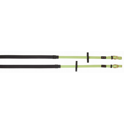 Rênes Biotack® caoutchouc T de T Vert