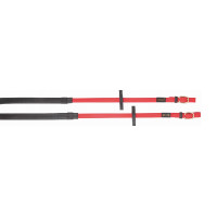 Rênes Biotack® caoutchouc T de T Rouge