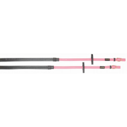 Rênes Biotack® caoutchouc T de T Rose
