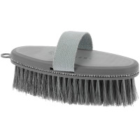Brosse douce Je t'aime Equithème Strass Gris