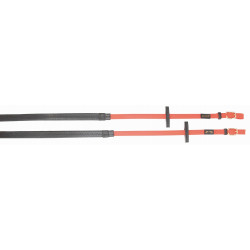Rênes Biotack® caoutchouc T de T Orange