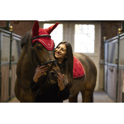 Bonnet chasse mouche Lami-Cell Luxin Rouge