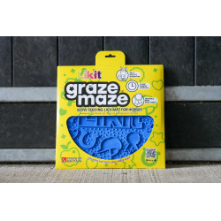 Tapis de léchage Likit Graze Maze Bleu Tapis de léchage Likit Graze Maze Bleu