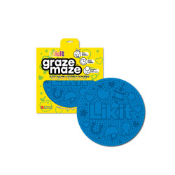 Tapis de léchage Likit Graze Maze Bleu Tapis de léchage Likit Graze Maze Bleu