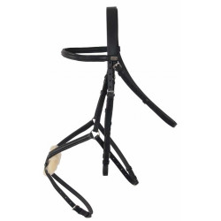 Bridon Sisley Tde T muserolle croisée T de T Noir
