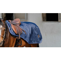 Couvre-reins Equithème Classic 1200D Bleu marine Couvre-reins Equithème Classic 1200D Bleu marine