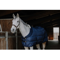 Couverture d'écurie Equithème Confortech Marine Bleu marine