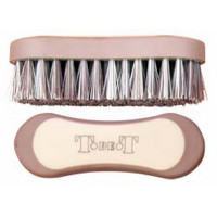 Brosse de tête bicolore T de T Bordeaux / rose Brosse de tête bicolore T de T Bordeaux / rose
