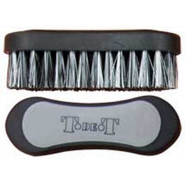 Brosse de tête bicolore T de T Noir / gris Brosse de tête bicolore T de T Noir / gris
