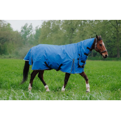 Couverture Equithème TYREX Aisance 1200D Combo Bleu roi