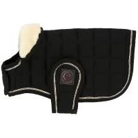 Couverture pour chien Je t'aime Equithème Noir