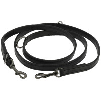 Laisse pour chien Equithème Vortex Noir Laisse pour chien Equithème Vortex Noir