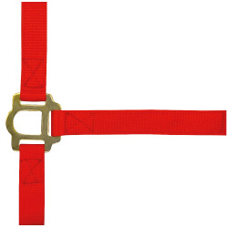 Licol nylon double épaisseur avec fermetures à boucles Norton Rouge Licol nylon double épaisseur avec fermetures à boucles Norton Rouge