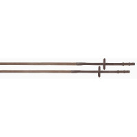 Rênes Ultra Grip lisses Luxe T de T Havane foncé