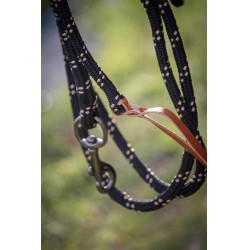 Longe Pénélope Ethologique Noir / caramel Longe Pénélope Ethologique Noir / caramel