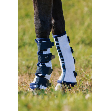 Guêtres anti-mouches Riding World par 4 Guêtres anti-mouches Riding World par 4