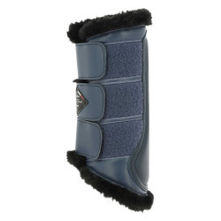 Guêtres fermées Equithème French Touch Bleu marine Guêtres fermées Equithème French Touch Bleu marine