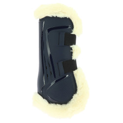 Guêtres Norton XTR à boutons mouton synthétique Bleu marine