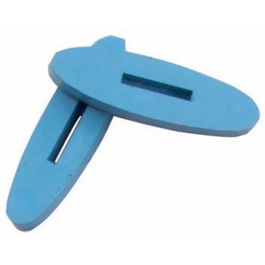 Arrêtoirs caoutchouc T de T Bleu ciel