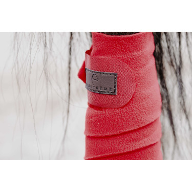 Bandes de polo Equithème par 4 Rouge