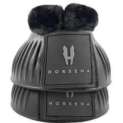 Cloches en mouton synthétique Horsena Noir Cloches en mouton synthétique Horsena Noir